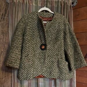 Vintage Wool-Blend Coat